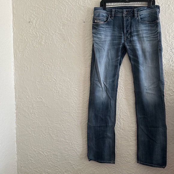 Diesel Safado Regular Slim Straight Dark Wash Jeans 32 FLAW - Picture 1 of 9